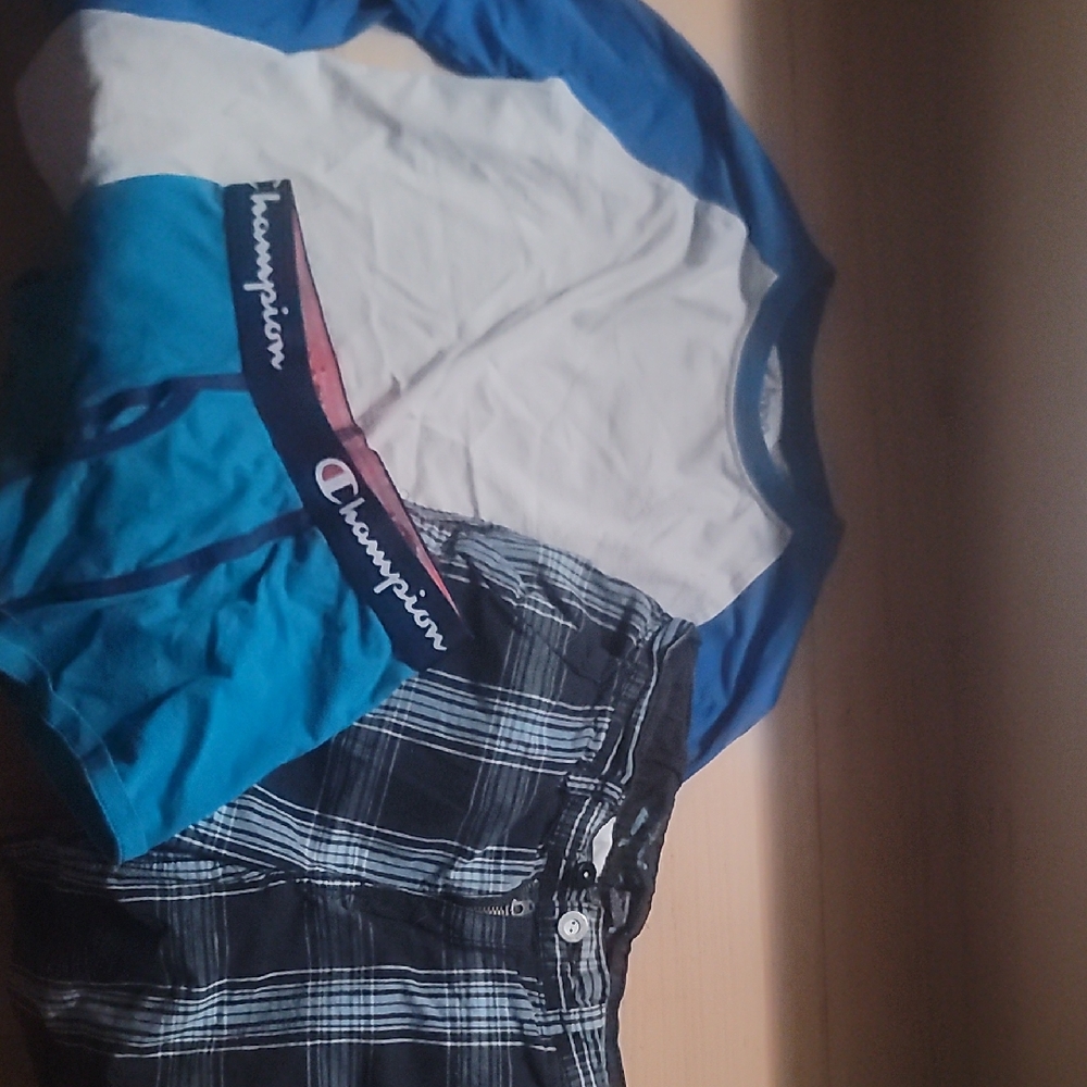 Epic Threads Blue and White Kids Matching Set